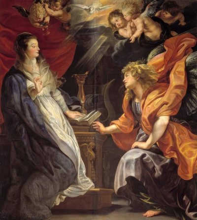 The Annunciation to Mary by Peter Paul Rubens